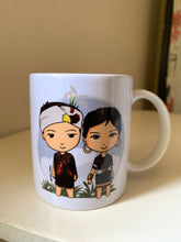Load image into Gallery viewer, KUKI TRIBE INSPIRED CERAMIC PRINTED MUG
