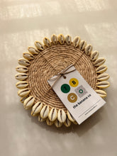 Load image into Gallery viewer, Banana fibre shell coaster