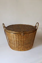 Load image into Gallery viewer, CANE BASKET WITH HANDLE