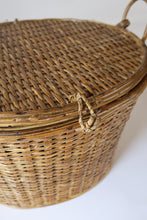 Load image into Gallery viewer, CANE BASKET WITH HANDLE
