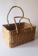 Load image into Gallery viewer, WATER HYACINTH HAMPER BASKET