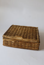 Load image into Gallery viewer, CANE BASKET WITH LID