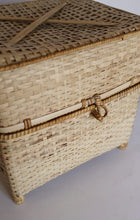 Load image into Gallery viewer, Bamboo Storage Trunk with Lid