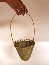 Load image into Gallery viewer, SMALL BAMBOO FLOWER BASKET