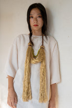 Load image into Gallery viewer, Goulu statement golden jute necklace
