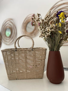 Jute iron frame Basket