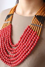 Load image into Gallery viewer, Goulu Timeless Glass Beads Multi Strand Necklace
