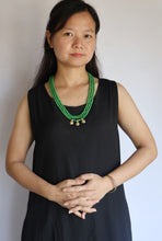 Load image into Gallery viewer, Goulu Timeless 3 Layered Green Necklace
