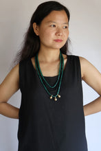 Load image into Gallery viewer, Goulu Timeless 3 Layered Glass Beads  Necklace
