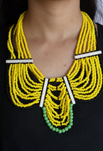 Load image into Gallery viewer, Goulu Timeless Yellow Seed Beads Necklace
