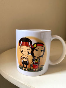 KONYAK TRIBE INSPIRED CERAMIC PRINTED MUG