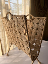Load image into Gallery viewer, Banana fibre newspaper/magazine stand
