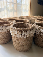 Load image into Gallery viewer, BANANA FIBRE SHELL MINI BASKET
