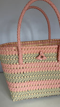 Load image into Gallery viewer, Plastic straw weave shopping bag
