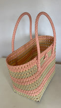 Load image into Gallery viewer, Plastic straw weave shopping bag
