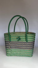 Load image into Gallery viewer, Plastic straw weave shopping bag
