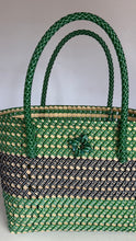 Load image into Gallery viewer, Plastic straw weave shopping bag
