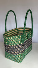 Load image into Gallery viewer, Plastic straw weave shopping bag
