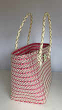 Load image into Gallery viewer, Plastic straw weave shopping bag
