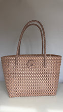 Load image into Gallery viewer, Plastic straw weave shopping bag
