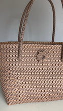 Load image into Gallery viewer, Plastic straw weave shopping bag
