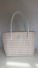Load image into Gallery viewer, Plastic straw weave shopping bag
