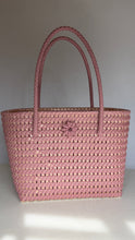 Load image into Gallery viewer, Plastic straw weave shopping bag

