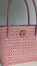 Load image into Gallery viewer, Plastic straw weave shopping bag
