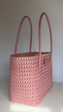 Load image into Gallery viewer, Plastic straw weave shopping bag
