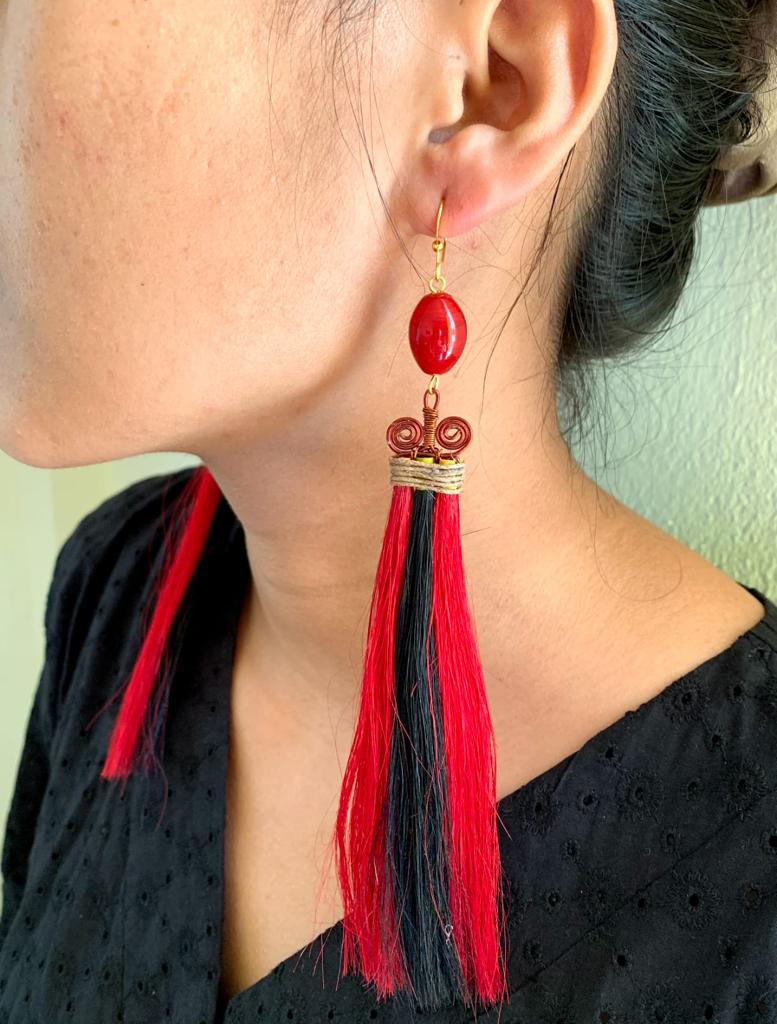 RUNWAY NAGALAND TASSEL EARRING