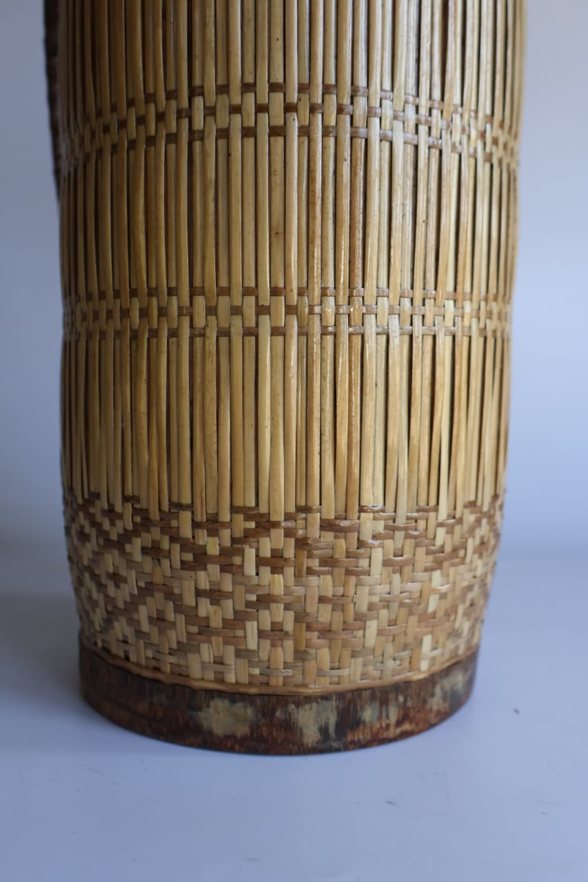 Traditional Container TRADITIONAL BAMBOO STORAGE CONTAINER – Runway Nagaland