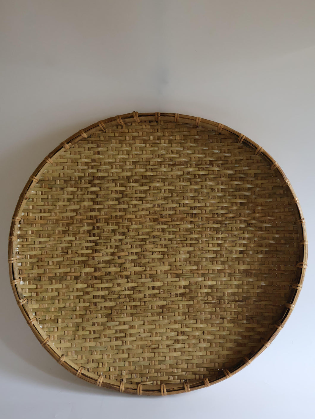TRADITIONAL BAMBOO WINNOWING TRAY