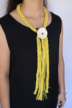 Load image into Gallery viewer, Goulu Timeless Yellow String Necklace
