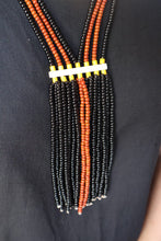 Load image into Gallery viewer, Goulu Timeless Necklace Brown and Black String Necklace
