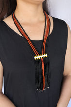 Load image into Gallery viewer, Goulu Timeless Necklace Brown and Black String Necklace
