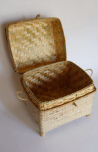Load image into Gallery viewer, Bamboo Storage Trunk with Lid
