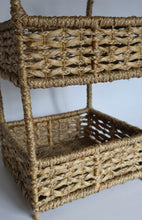 Load image into Gallery viewer, Water Hyacinth Two-Tier Basket
