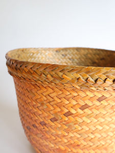 INDIGENOUS BAMBOO STORAGE BASKET