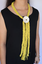 Load image into Gallery viewer, Goulu Timeless Yellow String Necklace
