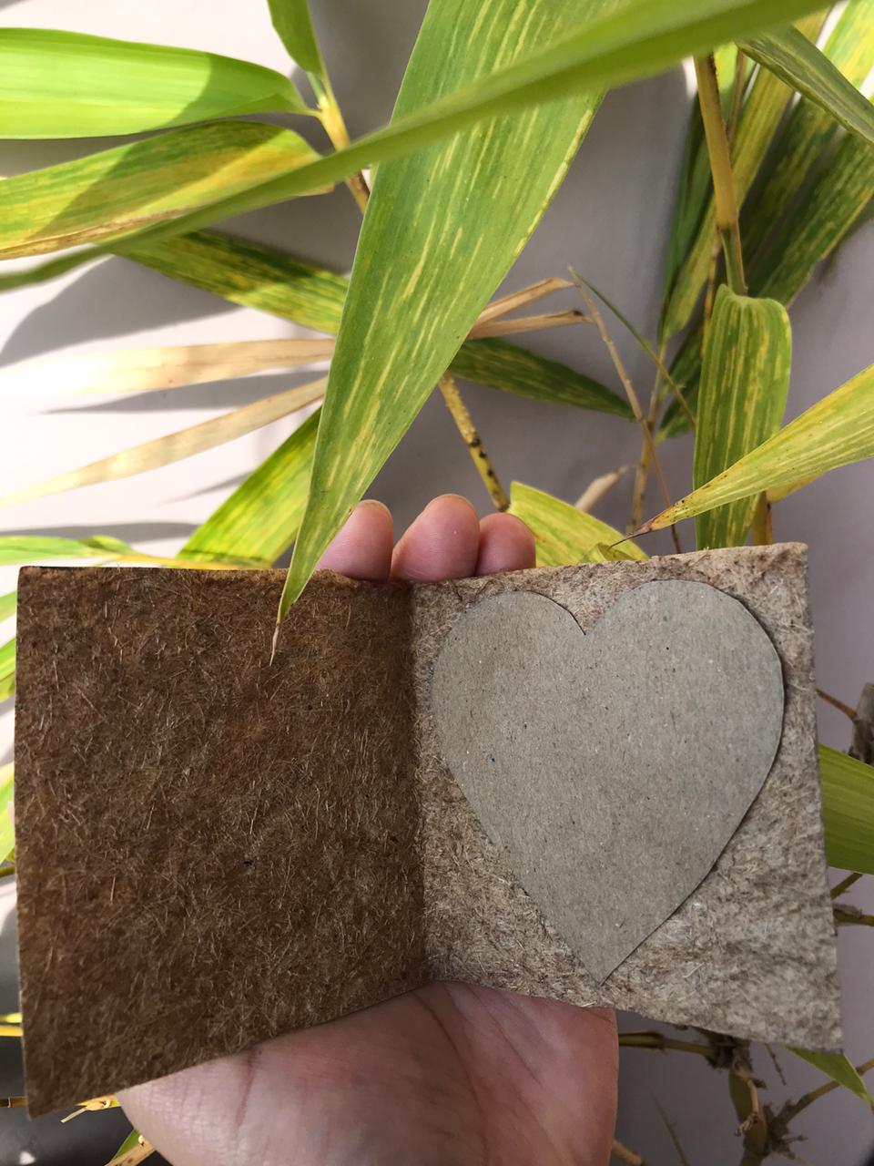 Banana fibre Greeting Card