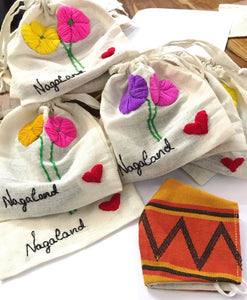 Handmade embroidery pouch