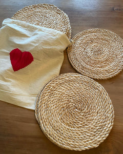 Banana fibre placemats