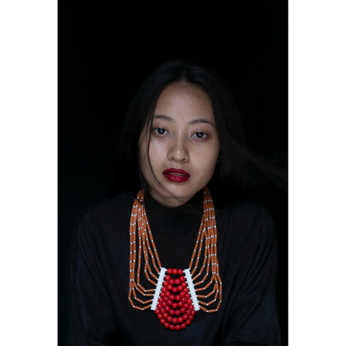 GLASS BEADS NECKLACE