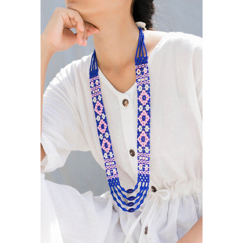 GLASS BEADS NECKLACE