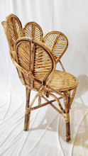 Load image into Gallery viewer, Cane Flower chair and table set
