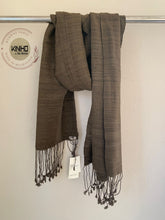 Load image into Gallery viewer, Naturally Dyed Eri silk stole
