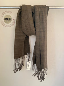 Naturally Dyed Eri silk stole