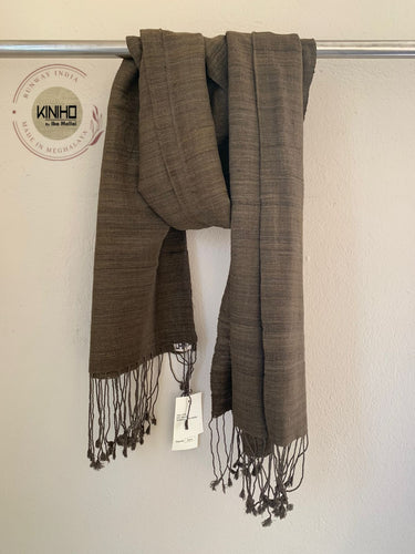 Naturally Dyed Eri silk stole