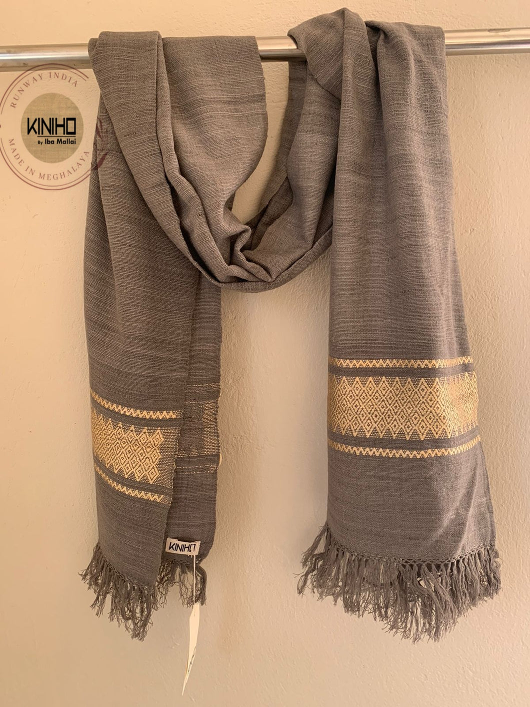 Naturally Dyed Eri silk stole Success