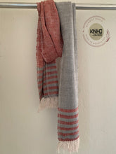 Load image into Gallery viewer, Naturally Dyed Eri silk stole
